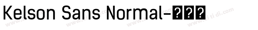 Kelson Sans Normal字体转换 Kelson Sans Normal字体转换